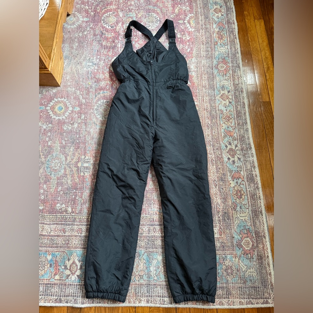 Sportina Ladies 12 Black Snow Bib Overalls